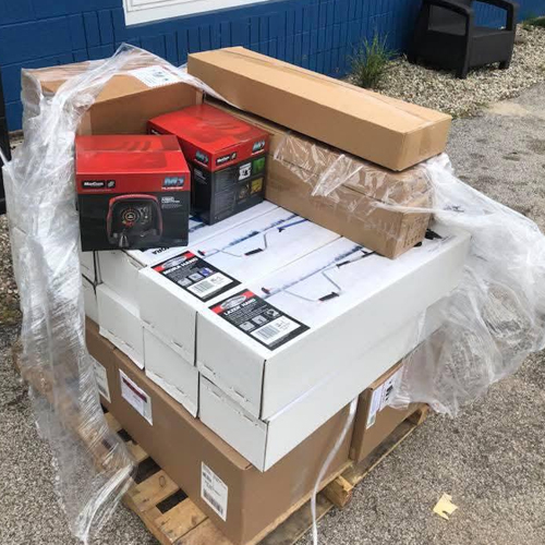 Fishing Gear Pallet, Overstock, Wholesale Inventory