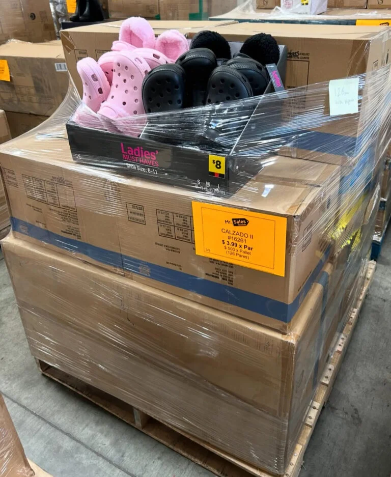 Wholesale Crocs Liquidation Pallet (100–320 Pairs), Overstock