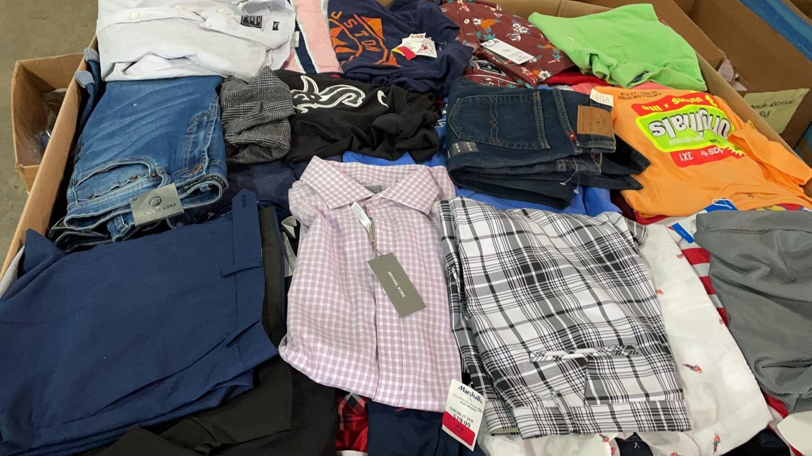 Name Brand Clothing Liquidation Pallets
