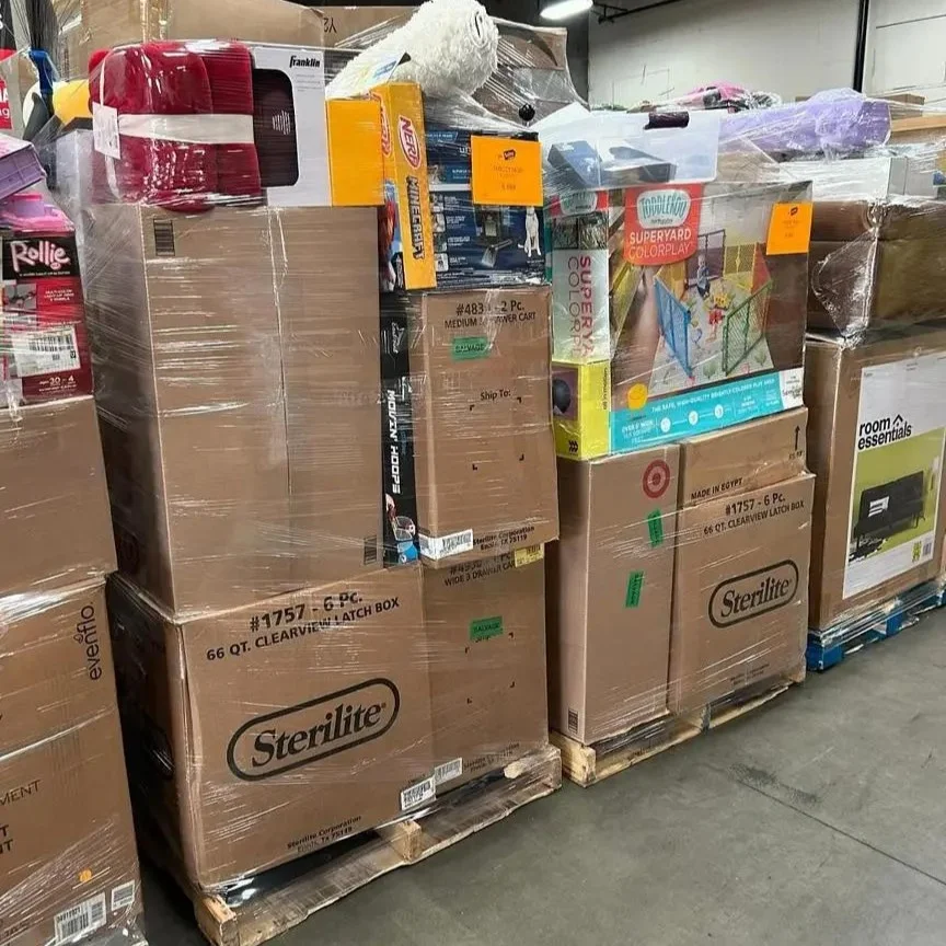 Mixed General Merchandise Pallet (100–150 Pieces), Overstock, Wholesale Inventory