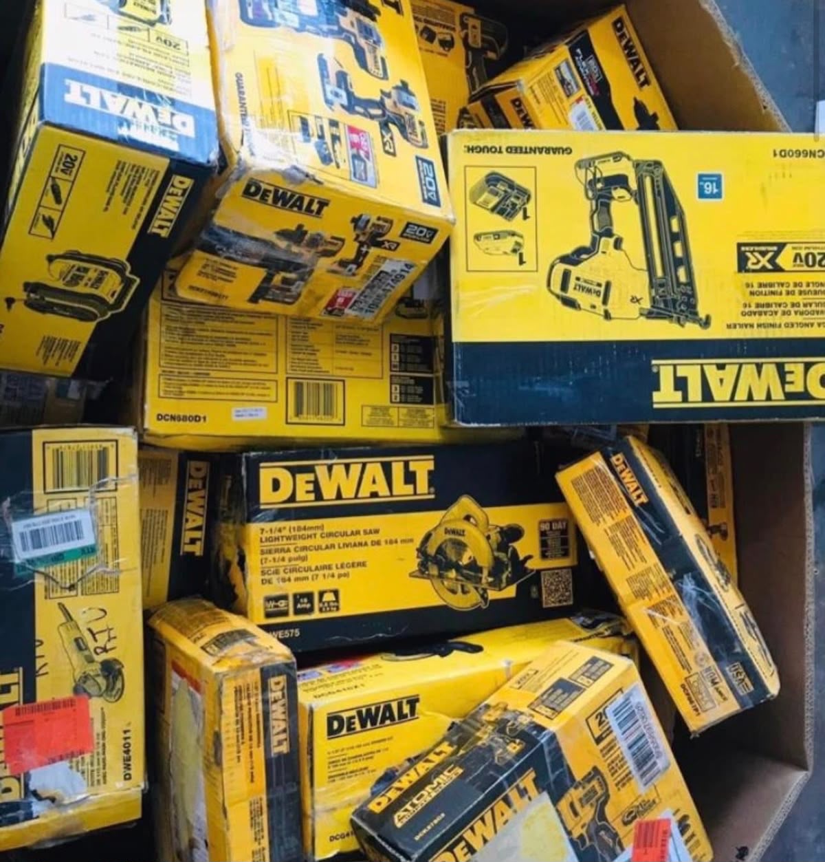 DeWALT Tools Pallet, General Merchandise, Overstock, Wholesale Inventory