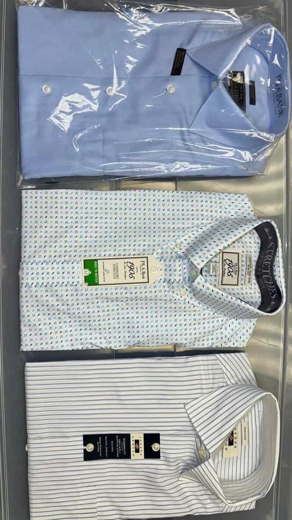 Name Brand Men’s Dress Shirts – Full Load