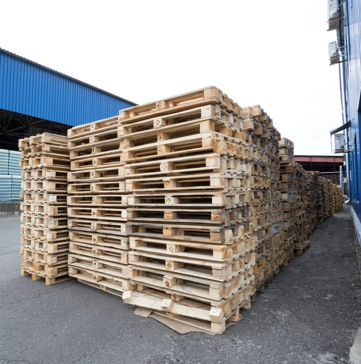 Heavy Duty Wooden Pallets – ISPM 15 Export Grade, Liquidation Pallets, Overstock