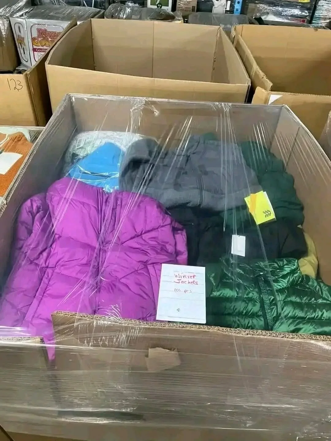 Wholesale Winter Jackets Pallet (100 Pieces), Overstock