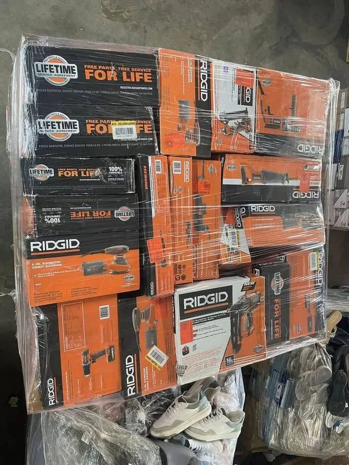 RIDGID Tool Pallet Wholesale (150 Pieces), General Merchandise, Overstock