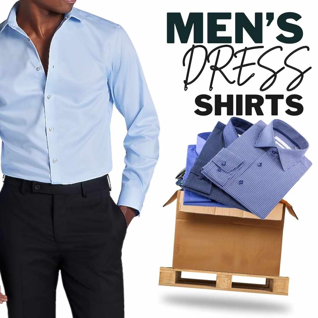Name Brand Men’s Dress Shirts – Full Load