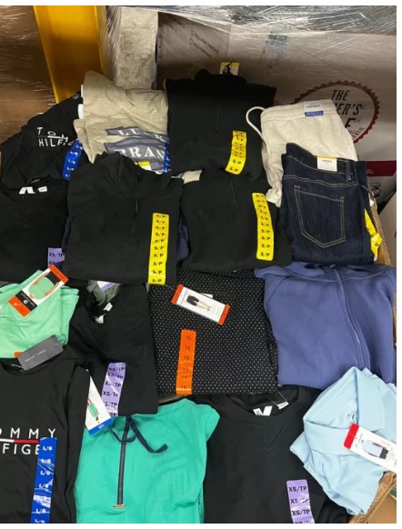 Costco Clothing 1350pcs, Overstock, Bulk Resale Lot