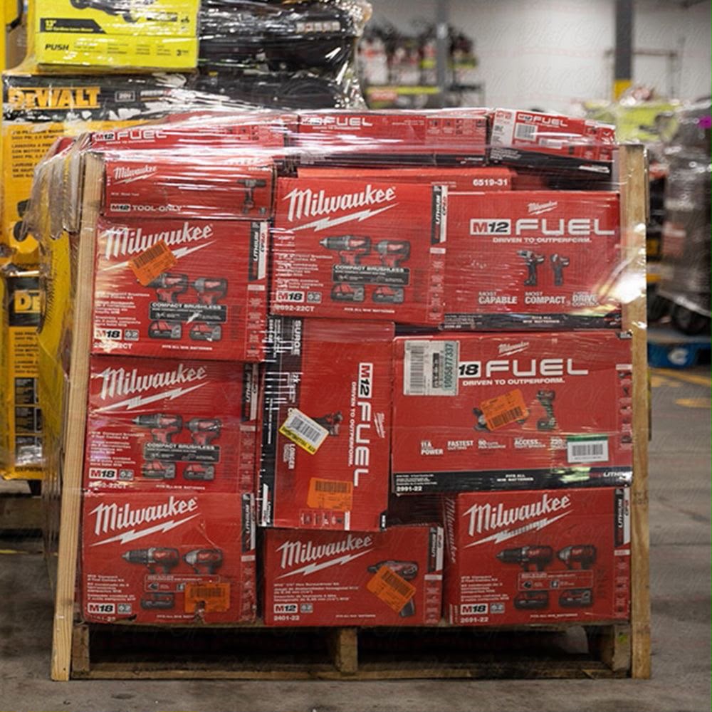 Milwaukee tools Pallet, General Merchandise, Overstock, Wholesale Inventory