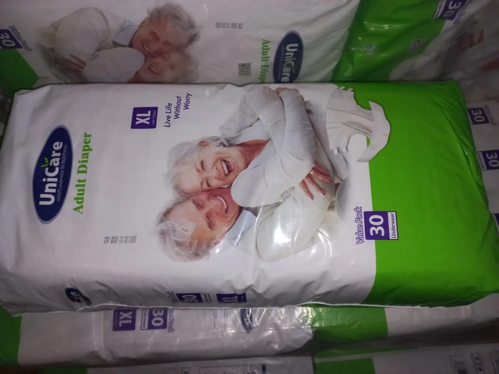 Adult Diaper Pallet for Sale | Wholesale Incontinence