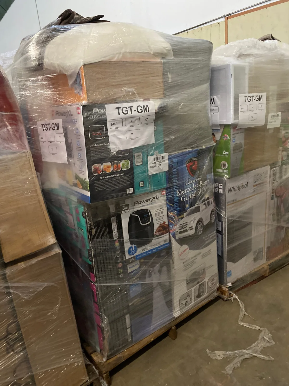TRGT Bulk Overstock Pallets | Cheap Liquidation Pallets | PLM