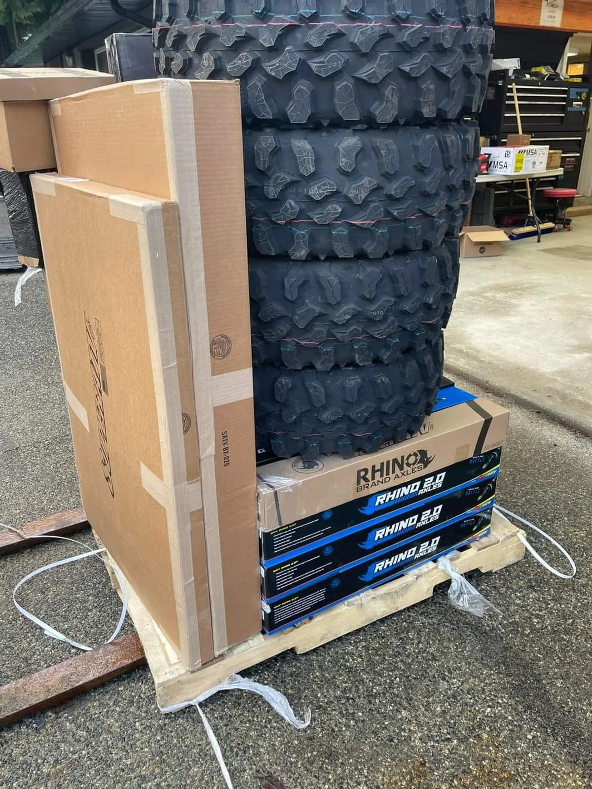 Rims & Tires Liquidation Pallet
