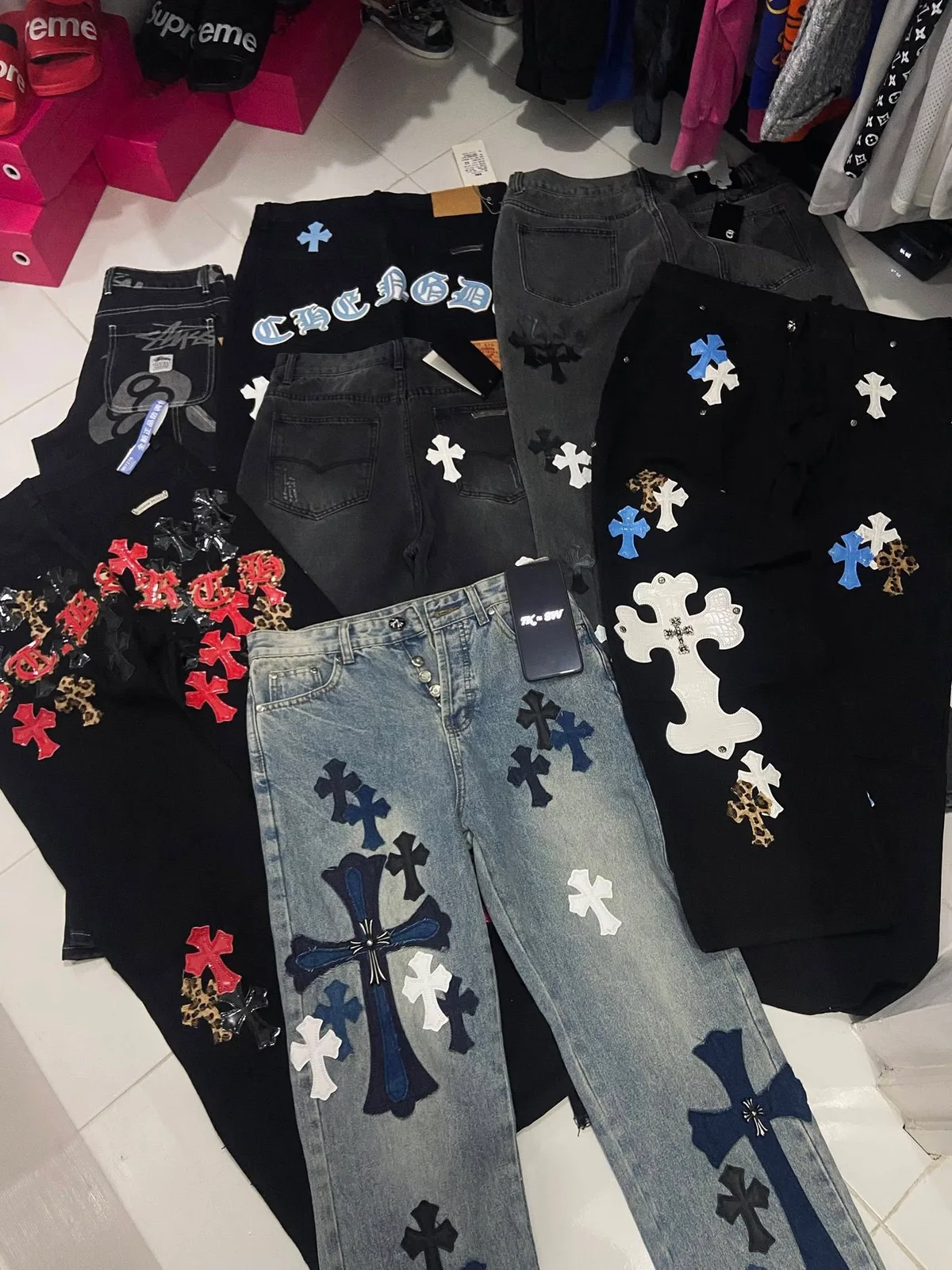 Chrome Hearts Jeans Pallets | Authentic Luxury Denim