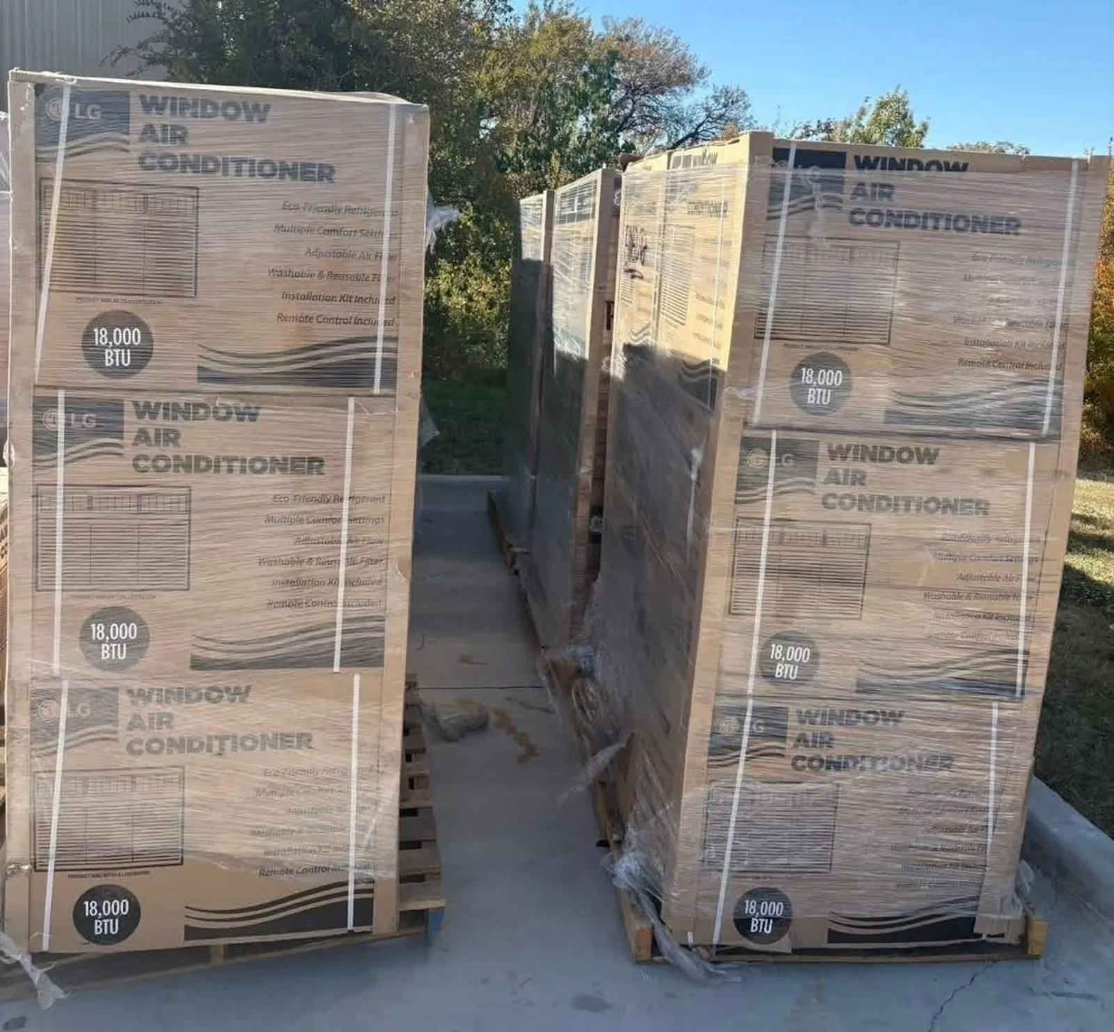 Air Conditioner Pallets for Sale | Wholesale AC Pallets for Resellers