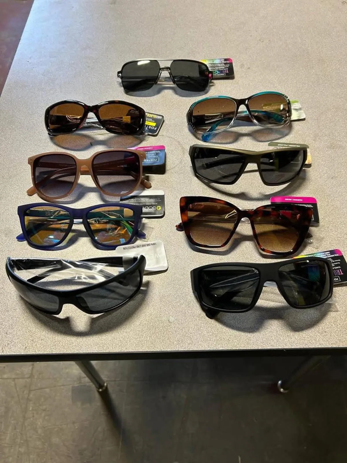 Sunglasses liquidation pallet