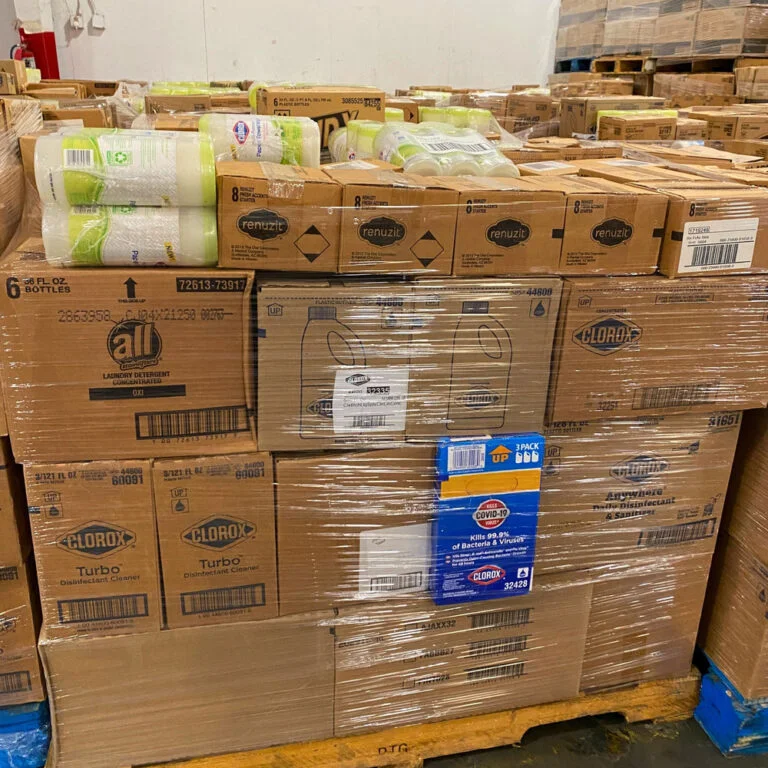 Wholesale Laundry Detergent Pallet (150–200 Pieces, General Merchandise, Overstock