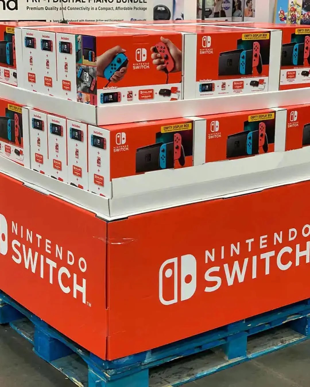 Nintendo Switch Game Pallet, 50-70 Factory-Sealed Titles, Wholesale Inventory