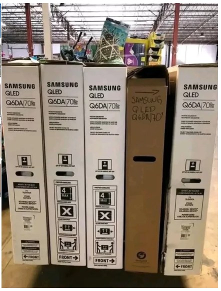 TV Pallets Available – Mixed Sizes 50” to 75”, General Merchandise, Overstock