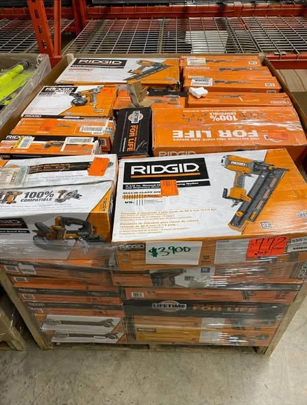 RIDGID Tool Pallet Wholesale (150 Pieces), General Merchandise, Overstock