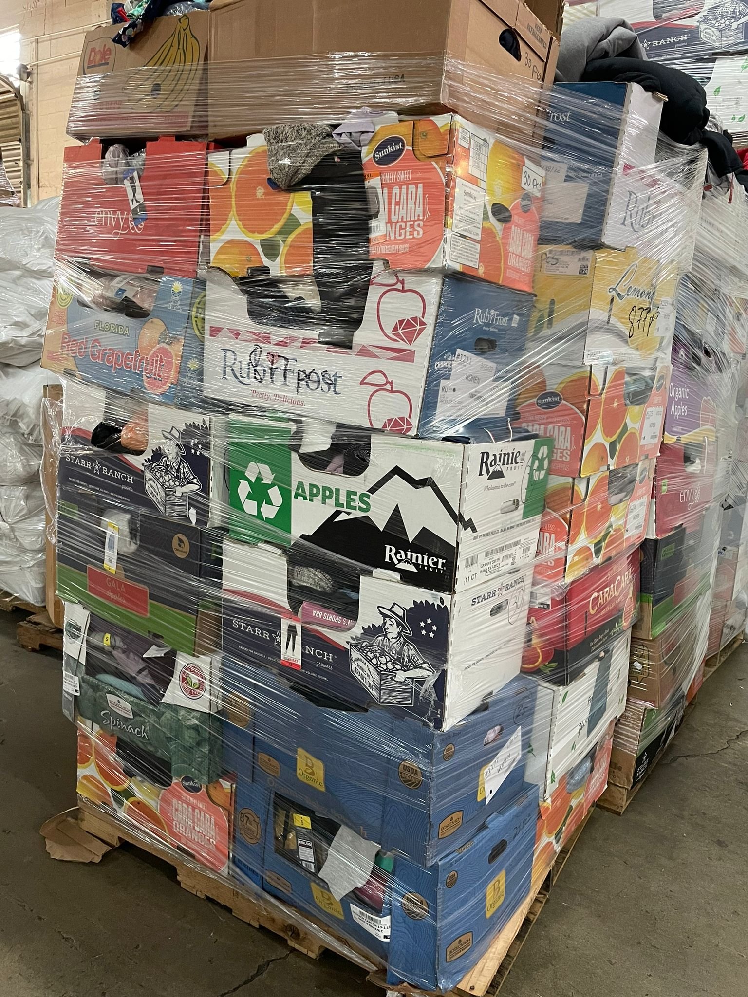 apparel clerance surplus Merchandise for sale truckloads liquidators